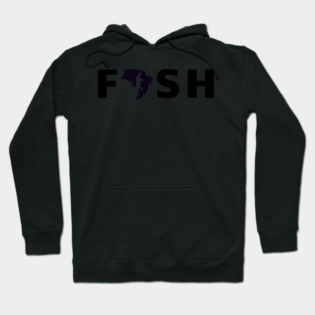 Fish Fisherman Hoodie by gillys